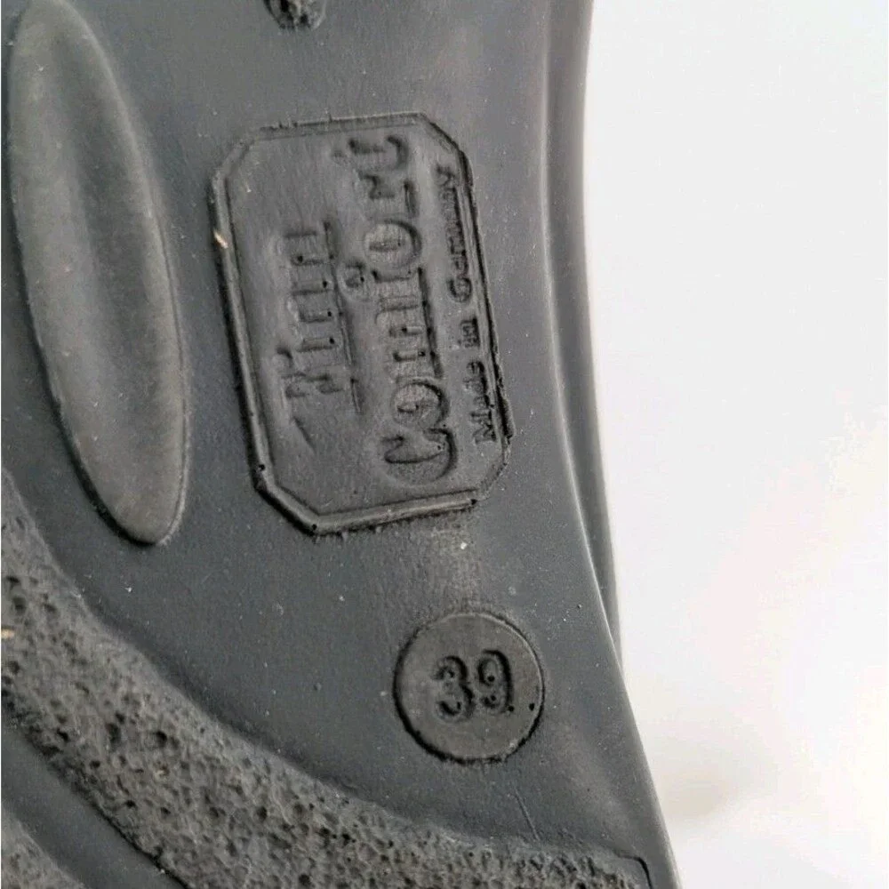 Finn Comfort Soho Sneakers Womens 39 US 8 Black Minipoint Nappa Leather Shoe